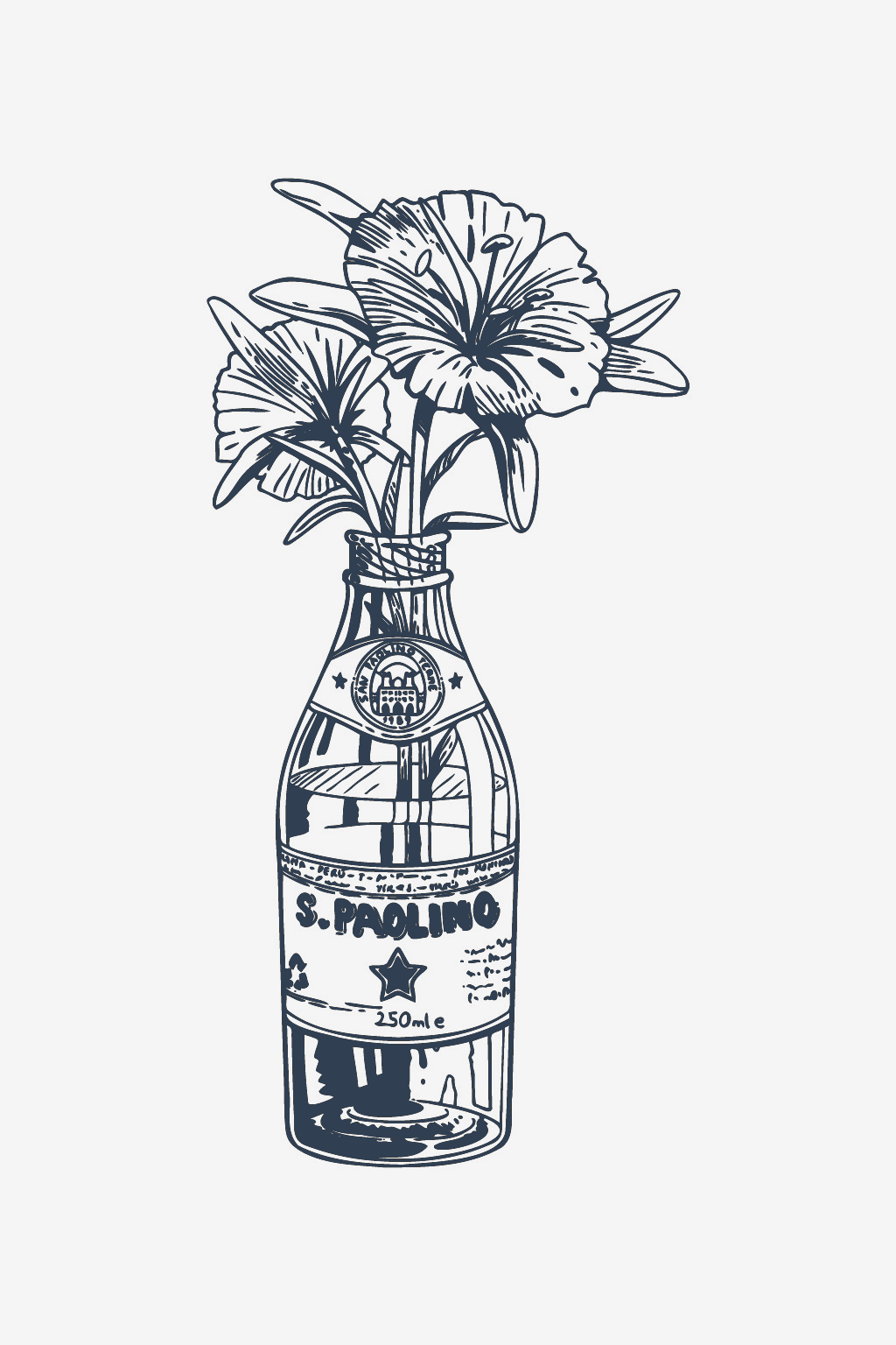 Geïmproviseerde vaas