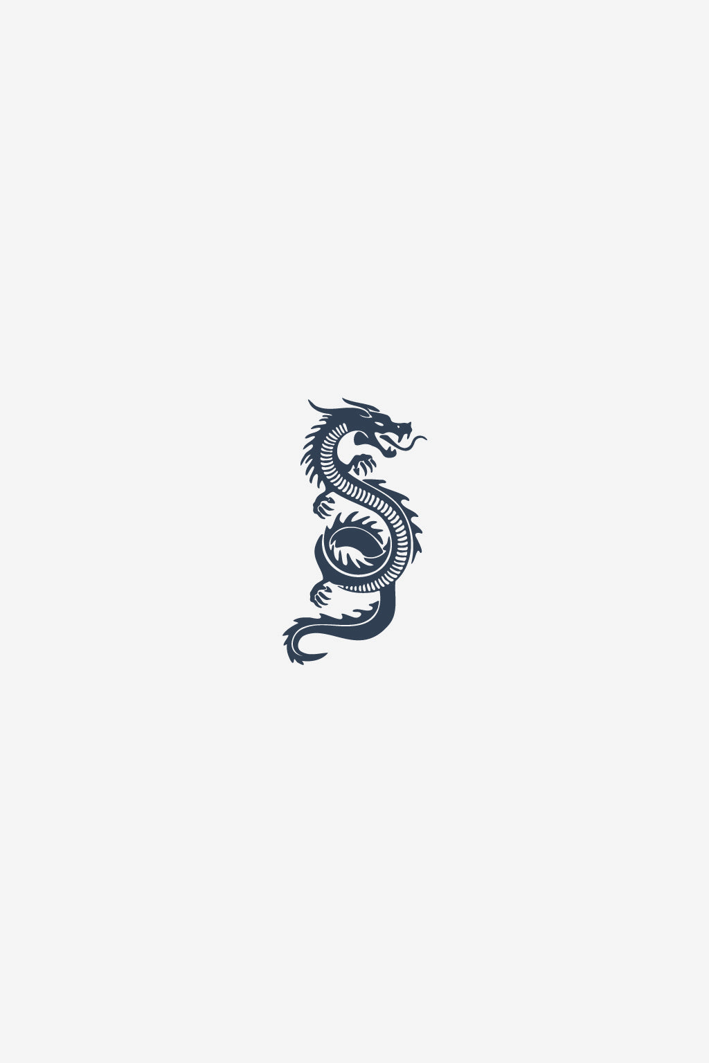 Dragon oriental stylisé